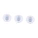 VILLCASE 3 Pcs Lace Dish Mold Vessel Tools Resin Tray Resin Tools Resin Saucer Bowl Manual Mold Plate Simple Whitex3pcs 8.6x4cmx3pcs
