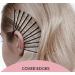 Enselling Hair Grips Pack of 50-5.5cm - Crimped Blonde Bobby Pins for Women Girls and Hairdressing Salons -Perfect for Thick Thin & Curly Hair Styling (Black) - Buy Online on GoSupps.com