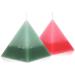 Gemstone Candles | Hidden Crystals in Pyramid Design | Fruity Lychee & Lime Scented | International Shipping - Buy Online on GoSupps.com