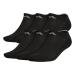 adidas Men's Athletic Cushioned No Show Socks (6-Pair) Large Black/Aluminum 2