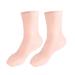 Silicone Socks Aloe Socks Anti Slip Moisturizing Socks Silicone Gel Heel Socks Comfortable Lotion Socks for Dry Feet Moisture Enhancing Socks for Women Men Dry Cracking Skin (Skin colour) L Skin colour