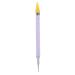 Dual Ended Dotting Pen Drawing Painting Pen Nail Wax Stone Picker Manicure Nail Art DIY Decoration Tool (Purple) Yellow Blue Purple