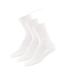 Thorlos Womens Diabetic Moderate Cushion Crew Socks 3 Pair Pack with Helicase sock rings Large White