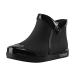 Fashion Woman Rain Shoes Outdoor Waterproof Women's Ankle Garden Boots Shoes Women Lightweight Winter Boots Men 7.5 4-black