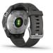 Garmin fenix 7S, smaller sized adventure smartwatch, rugged outdoor watch with GPS, touchscreen, health and wellness features, silver with graphite band, 010-02539-00 - Buy Online on GoSupps.com