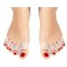 Haofy Silicone Gel Toe Spreader for Hallux Valgus & Hammer Toes Soft Separator for Claw Toes & Overlapping Toes - 1 Pair - Buy Online on GoSupps.com