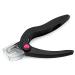 KADS Black Nail Scissors for False Nail Tips Acrylic Nail Art Shape False Nail Scissor Nail Nippers Clipper Cutter Manicure (Black)