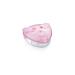 MAM Milk Box Milk Powder Container Milk Powder Holder with 40g Compartments Artificial Milk and Supplements Accessory Pink Pink Tiger/Bird 1 Count (Pack of 1)