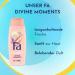 FA Shower Gel Divine Moments 3 x 250 ml 95 ingredients of natural origin send your senses on a wonderful journey and enjoy the velvety scent of wild camellias - Buy Online on GoSupps.com