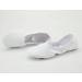 Women's Canvas Ballet Slippers | Yoga Flat Shoes | Split Belly Shoes - White - Size 8 - Buy Online on GoSupps.com