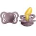 BIBS Pacifiers - Couture Collection | BPA-Free Baby Pacifier | Made in Denmark | Set of 2 Heather Color Premium Soothers | Size 0-6 Months