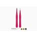 Suvorna 4-Piece Precision Aligned Tweezers Set - Professional Stainless Steel, Ideal for Eyebrow Shaping - Pink - Buy Online on GoSupps.com