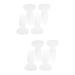 FOMIYES 4 Pairs Follow up Thickened Heel Pads High Heels for Women Underwear Sweat Pad Heel Grips for Boots Clear Heels for Women Back Heel Pads Shoe Gel Women's Cushion Foot