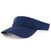 Armycrew Brushed Cotton Sports Sun Visor Hat One Size Navy