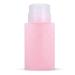 Nail Polish Remover Pump Dispenser 250ml Push Down Pump Dispenser Bottle Empty Bottle Nail Polish Remover Liquid Container for Makeup Remover Nail Art(Square pink)