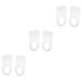 NOLITOY 3 Pairs Insole Orthotics for Flatfoot Corrector Pad Orthotic Inserts Correct Inserts Orthotic Shoe Pads Foot Inserts White Sole of Foot