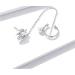 Earrings for Women 1 Piece Sterling Silver Flying Swallow Ear Clip with Chain Earrings for Women Party Girl Elegant Jewelry - Buy Online on GoSupps.com