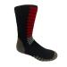 Eurosock Unisex Child Ski Supreme Ski Socks Black Red X-Small