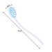 Long Body Bath Shower Back Brush Scrubber - Handled Massage Skin Cleaning Brush for Ultimate Relaxation & Hygiene - Buy Online on GoSupps.com