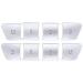 Adjust Memory 1 2 Button Cover Sitckers for GLA CLA ML C E