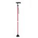 Canes Seniors Four Leg Walking Stick Retractable 10 Adjustable Heights with LED Light Lightweight Portable Comfy Base for Men Women Star of Light