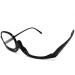 MEGAUK Makeup Glasses +3.5 | Stylish Reading Glasses for Presbyopia | Visual Aid & Reading Aid in Black - Buy Online on GoSupps.com