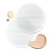 3d transparent transparent pure silica powder puff New jelly round ribbon PU air cushion puff