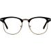 Buy Kelens Retro Myopia Semi-Frame Computer Glasses - Short-Sightedness & Clear Lenses (-1.0 to -4.0) - International Shipping Available - Buy Online on GoSupps.com