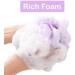 Aquior Shower Puff Loofahs 60g/PCS Extra Large Mesh Pouf Easy Foaming Body Scrubber Exfoliator for Big Full Lather Cleanse(4 Pack) Style04 - Buy Online on GoSupps.com
