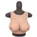 Fhuili crossdressers silicone breasts-round collar design silicone false breasts-more natural fake break for cross-dressing transvestite cosplay g cup a