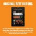  THE CURATORS THE CURATORS Original Beef Biltong Set of 12 packs of 12 protein-rich and gluten-free appetizers 28 g - Buy Online on GoSupps.com