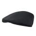 STARANCE Men's Cotton Flat Cap Ivy Gatsby Newsboy Hat Summer Driving Scally Cap Thin Cap Black 7 3/4