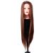Head for the hairdresser synthetic fiber pacifier head window doll head suitable for hairdresser and everyone hairdressing head exercise head for training heads to practice cutting