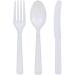 Party Dimensions Plastic Cutlery Combo Box - White (Pack of 300) - Buy Online on GoSupps.com
