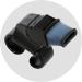 Fox 40 Sonik Blast CMG Fingergrip Pealess Whistle - Black | High Quality Safety Whistle - Buy Online on GoSupps.com