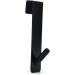 Mikikit 2pcs Bathroom Door Hook Black Wallet Keychain Over The Door Towel Hook Glass Door Hanger Clothing 17.8X4CM Black - Buy Online on GoSupps.com