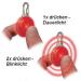 LED Light Trailers for Dogs & Cats | Luminous Red Dog Collars - One Size Fits All - Buy Online on GoSupps.com