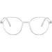 Stylish Round Blue Light-Blocking Reading Glasses for Men & Women - Retro +200 Clear Gaming/TV Glasses - Buy Online on GoSupps.com