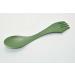 40pcs Dark Green Plastic Spork Set - 7-inch Multi-Use Spoon Fork Knife - Buy Online on GoSupps.com
