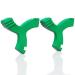 Chewies for Invisalign aligner Y-shaped chewies for aligner trays Sitzers orthodontic munchies for Invisalign (2 pieces green) 2 pieces green