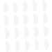 Gleavi 20 Pairs Self-Adhesive Silicone Nose Pads for Glasses - Anti-Slip Soft Nasal Pads Repair Set (White 1x2pcs) - Buy Online on GoSupps.com