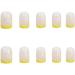 Press On Nails Short With Designs Nude Square Stick On Nails For Women French Yellow Acrylic Nails Press On Full Cover Coffin Nails Glue On Nails 24Pcs Fake Nails For Nail Art Manicure Decoration Practical - Buy Online on GoSupps.com