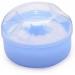 2PCS Baby Infant Children Plastic Face Body Powder Puff Vilas Sponge Case Holder Box Cosmetic Make-up Talc Powder Container(Random Color) - Buy Online on GoSupps.com