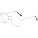 Ltsrll Oversized Metal Reading Glasses - Stylish Square Blue Light Blocking Readers Anti-Glare Filter Golden +150 Size - Buy Online on GoSupps.com