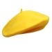 Umeepar Wool French Beret Hat for Women Yellow 3