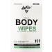 LeoFair - Body Wipes 10 pieces - Fresh wipes for the body - XXL wet wipes - for sports travel and everyday life