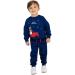 Artie Baby Boys 100% Cotton Footless Pyjamas Set for Kids | Long Sleeve Pjs | 2 Piece Nightwear Outfit | 12 Months to 8 Years | Navy Blue - Buy Online on GoSupps.com