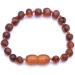 Baltic Amber Necklace and Bracelet Set - Genuine Natural Amber from Baltic Region (13in. and 5.5in.) - Buy Online on GoSupps.com