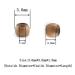 400pcs Light Brown Silicone Lined Nano Rings for Hair Extensions - Vlasy Micro Nano Beads - Buy Online on GoSupps.com