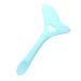 Silicone Aid Stencils Wing Tips Reusable Silicone Tool Mascara Drawing Aid Makeup Tool Applicator Tool (blue)
